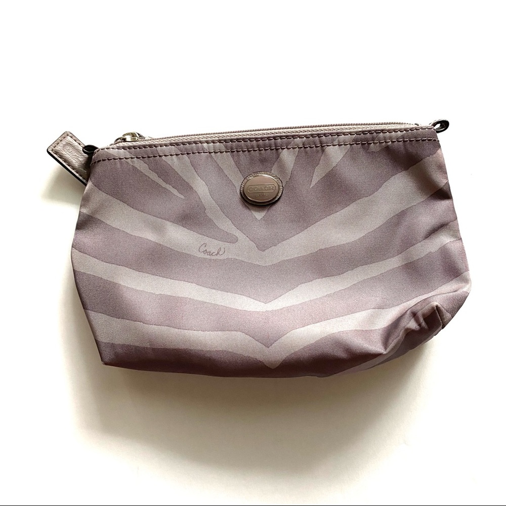 Coach nylon make up bag
